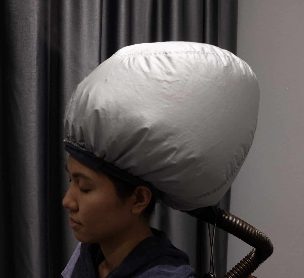 steaming for hair treatment